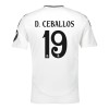 Maglia ufficiale Real Madrid D. Ceballos 19 Casa 2024-25 per Uomo